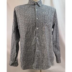 Paper Denim & Cloth Men’s Slim Fit Flip Cuff Button Up Long Sleeve Shirt Size Xl